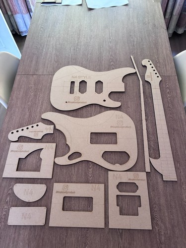 Washburn guitar template - guitar,