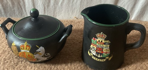 Wedgwood black basalt creamer - basalt,