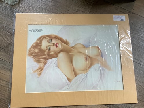 Original framed vargas playboy - original,