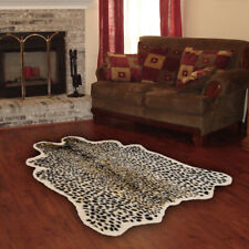 Animal Printed Area Rug Faux
