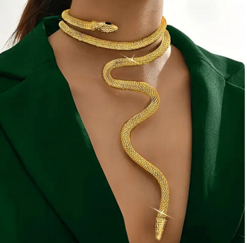 Gold plated bendable - plated, choker