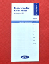 1999 FORD MONDEO Price List -