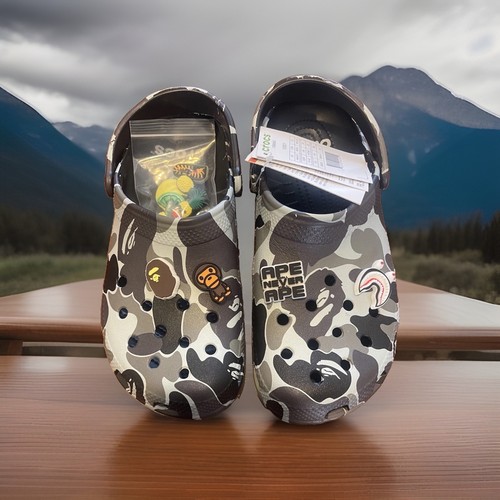 Bape crocs camo men - crocs, size
