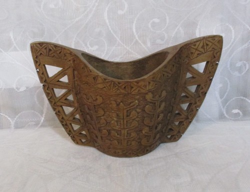 Carved wooden treen - wooden, shephards