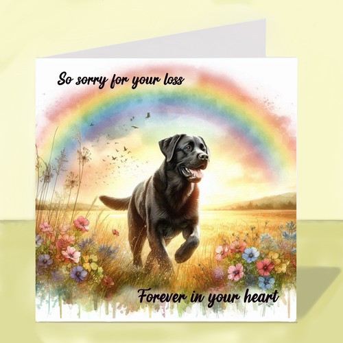 Black labrador dog - labrador, bereavement