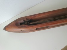 Vintage Jowetts Shipley Wooden Weaving Loom Shuttle, 45cm Long.