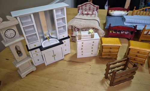 Dolls house furniture - dolls,