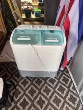 Leisurewize Deluxe Twin Tub Washing Machine Spin Dryer for Camping/Caravan