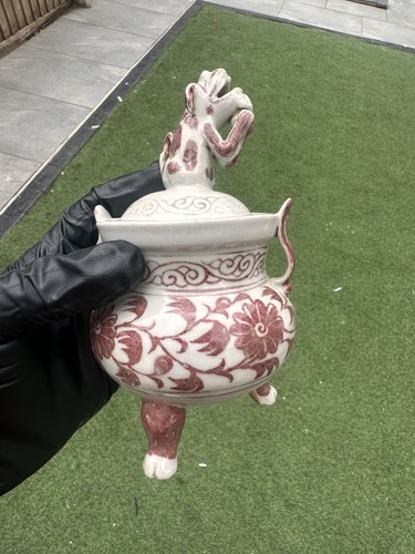 Antique chinese tripod censer - antique,