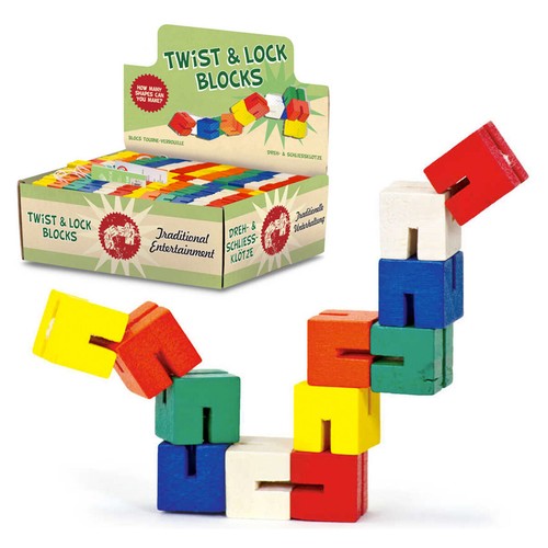 Twist lock blocks wooden - blocks,