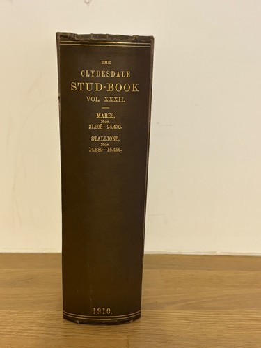 Clydesdale stud book vol - clydesdale,