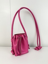 Mini baby pink real leather