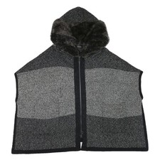 ZARA KNIT Womens Black & Grey