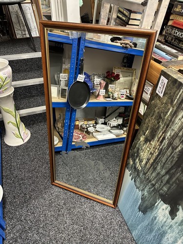 Wall mirror mahogany - wall, frame