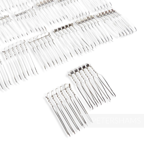 Mini plated metal hair - mini, combs