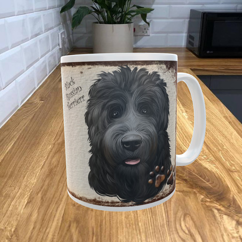 Black russian terrier - black,