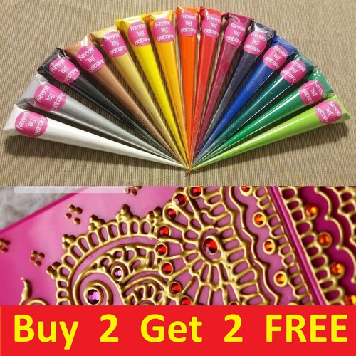 20ml acrylic henna paint cones - 20ml,