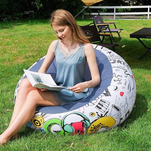Inflatable round lazy - inflatable, chair