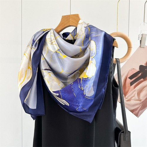100 mulberry silk scarf in - mulberry,