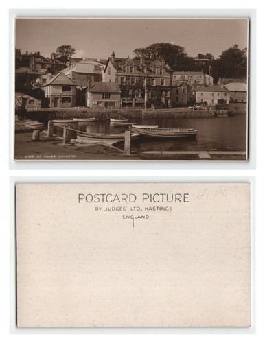 Postcard harbour and ship - -,