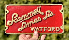 Scammell Lorries Brass Badge