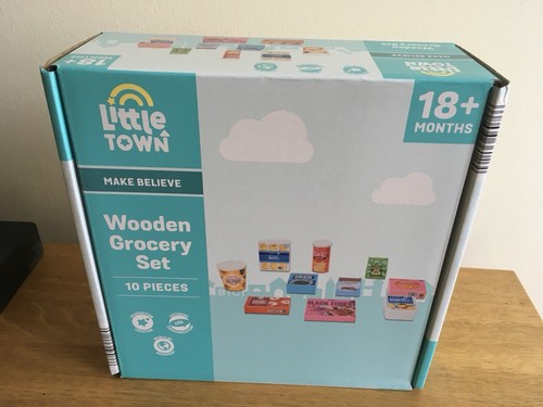 Little town wooden - town, grocery