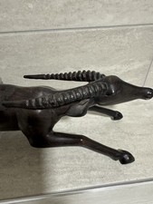Carved Wooden Antelope 1960s