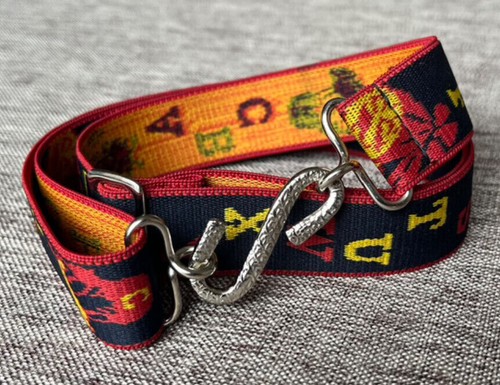 Elasticated snake belt - elasticated,