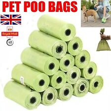 Poo Dog Bags No Tie Large Doggy Poop Extra Handles Double Strong Waste Bag UK
