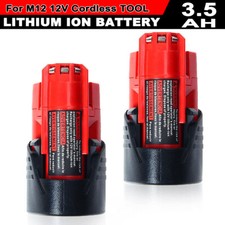 2PACK For Milwaukee M12 LI-ION