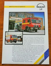 1994 1995 MAN Fire Engine Rescue Appliances L2000 M90 Brochure