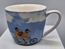 Pimpernel Pedaling Pups Mug Bike Golden Labrador 16 ozs 3 3/4 inches