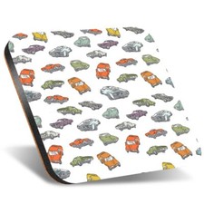 1x Square Coaster 12cm Muscle