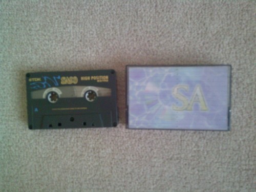 Used blank cassette - cassette, tape
