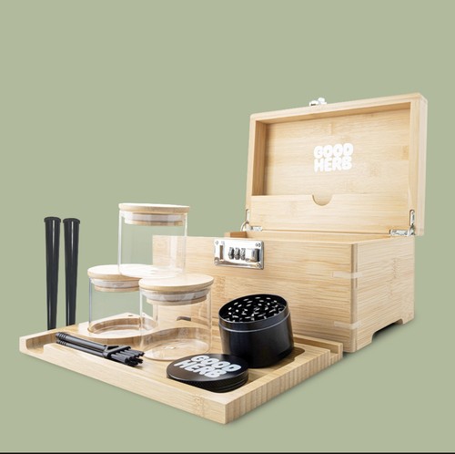 Good herb rolling box - rolling, wooden