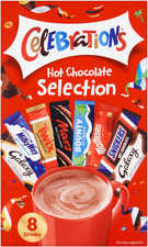 Celebrations Hot Chocolate Sachets 25G X 8 | Hot Chocolate Gift Set Featuring Ga