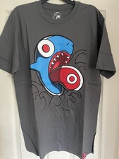 Funny T-Shirts - Cartoon Shark With A Ribeye Tongue, Definitely Gets Attention 