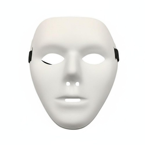 Blank full face mask plain - full,