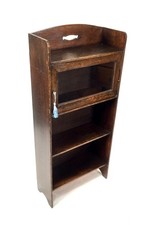 Antique Wooden Oak & Glazed