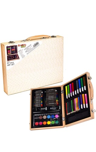 Children wooden art - case,