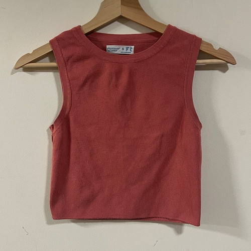 Primark rust knit sleeveless - rust,