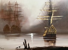 Vintage oil painting - oil, ken
