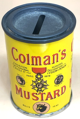 Colman mustard money - mustard, box