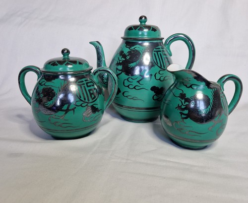 Jade green japanese eiraku - green,