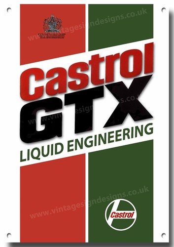 Castrol gtx oil metal - castrol,