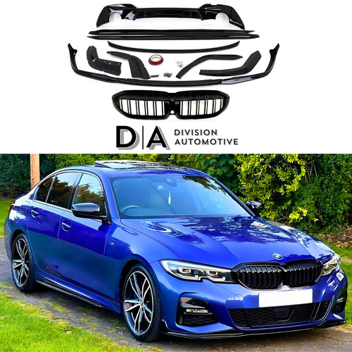 Gloss black body kit - black,