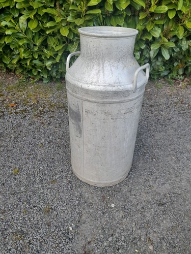Vintage aluminium gallon - aluminium,