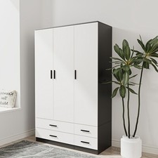 3 Door 4 Drawer Wardrobe