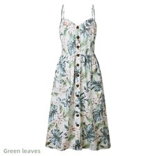 Women Ladies Boho Floral Dress