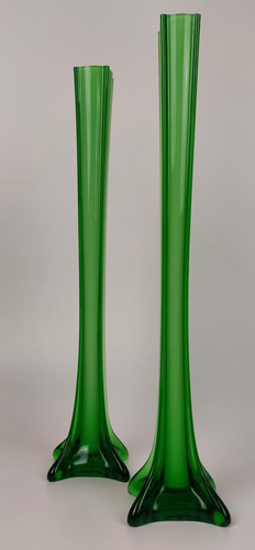 Pair emerald green - green, art